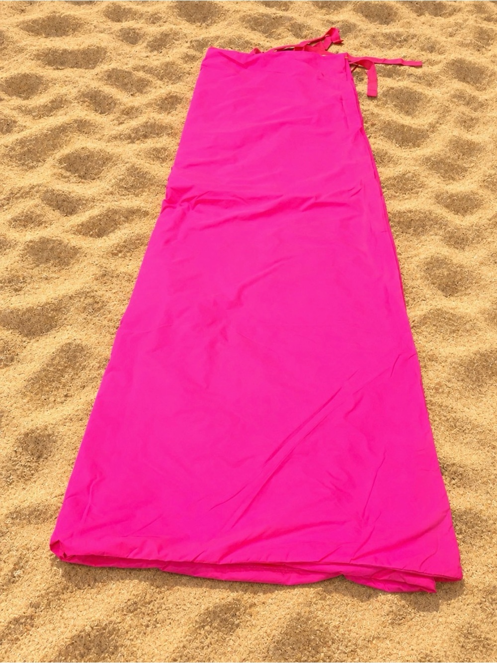 Victoria's Secret Summer Sunset Roll Up Beach Blanket Mat Pink Striped 48x56 VS - Picture 5 of 9